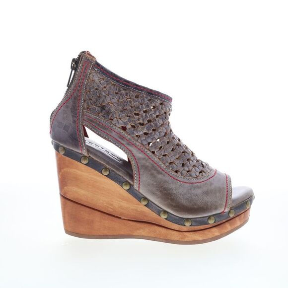 Bed Stu Shoes - Bed Stu Womens Odette Gray Shoes (NWT)